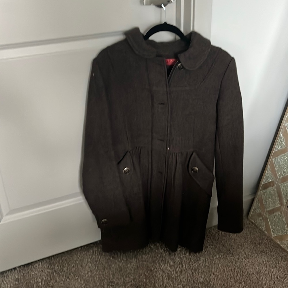 Brown tweed coat extra piece to include heavier shipping